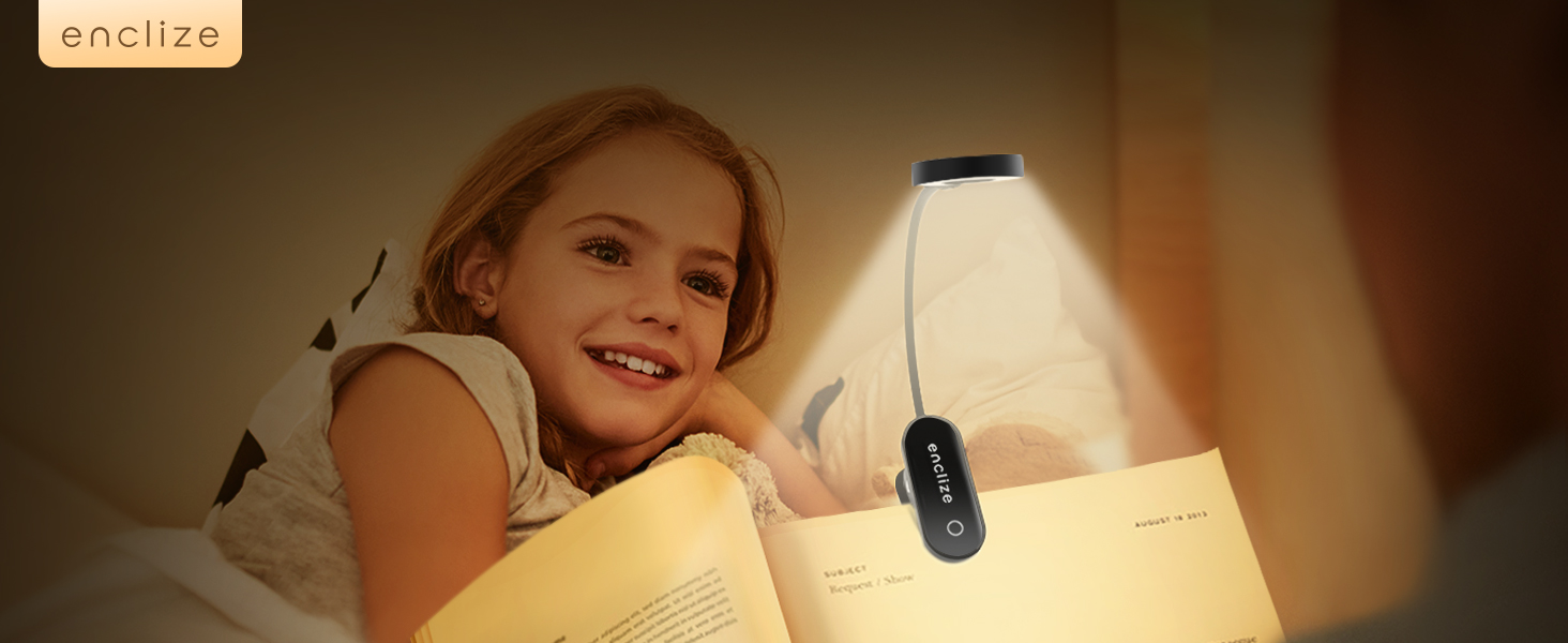 enclize book light for reading in bed