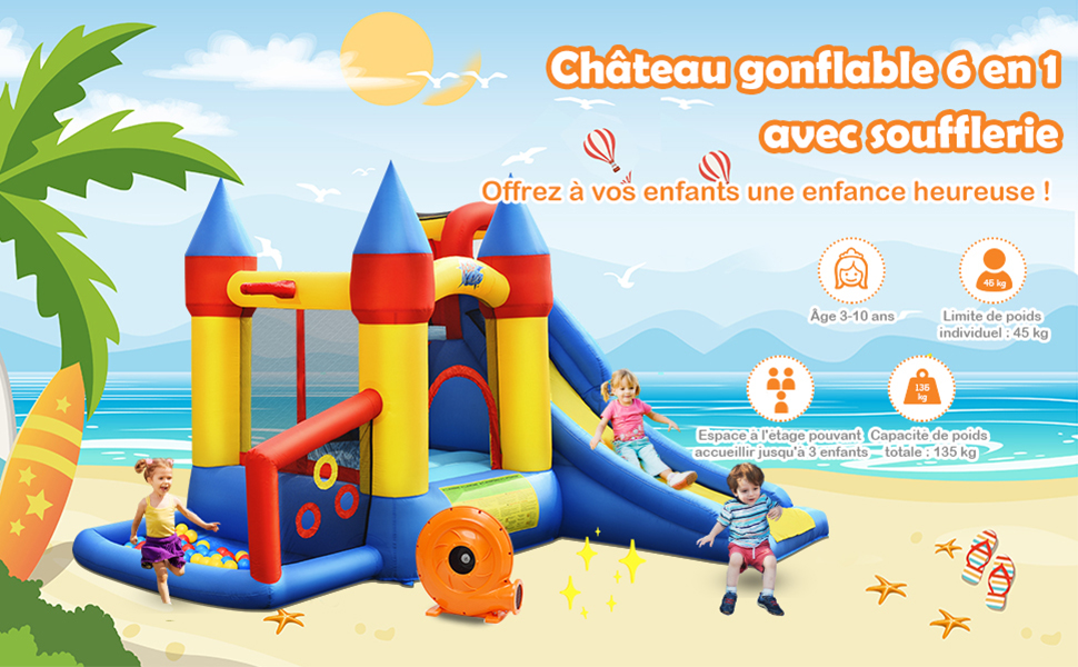 COSTWAY Château Gonflable 6-en-1 Pour Enfants Inclus Souffleur 580-610W Toboggan Cercle De Basket-Ball Aire D'Escalade Charge 135KG 10 COSTWAY Château Gonflable 6-en-1 Pour Enfants Inclus Souffleur 580-610W Toboggan Cercle De Basket-Ball Aire D'Escalade Charge 135KG -Pas Cher Clair Jardin Magasin AAHKMJXYDAFdJAOAIMEbOAchlkWZ0oakZn uVZ0mPidMNbILvCvspZ4oG3fPgIqc1P26RdPiG8KHKUtblW5 ULKvLD1OHzwX jolGWPZGyLZfAlmPgyJWGzmgrnb6KW8i5LDNLPJ vqC7T7v wMSI7E GtZ5PFPmCNpbkSY9lxt8TTzOK3g