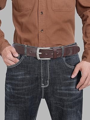 mens leather belt