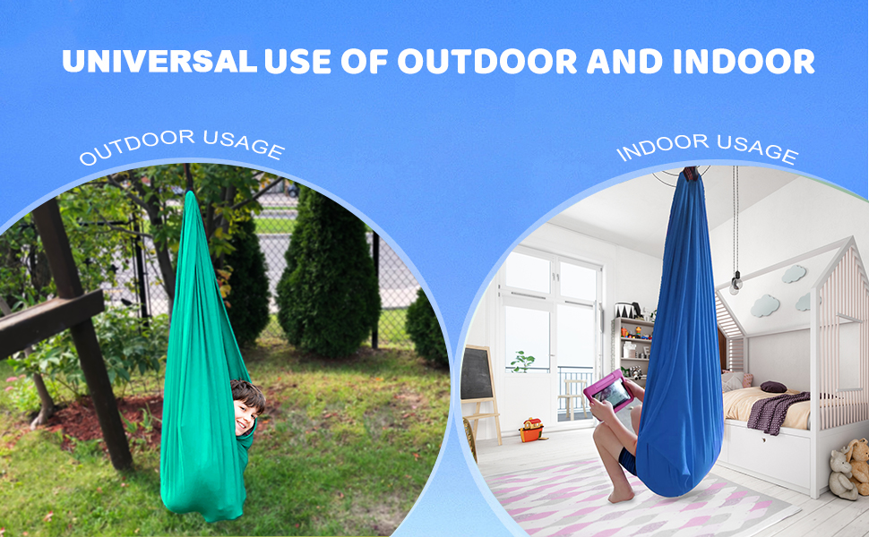 TOPARCHERY Indoor Therapy Swing w/More Special Needs, Cuddle Hammock