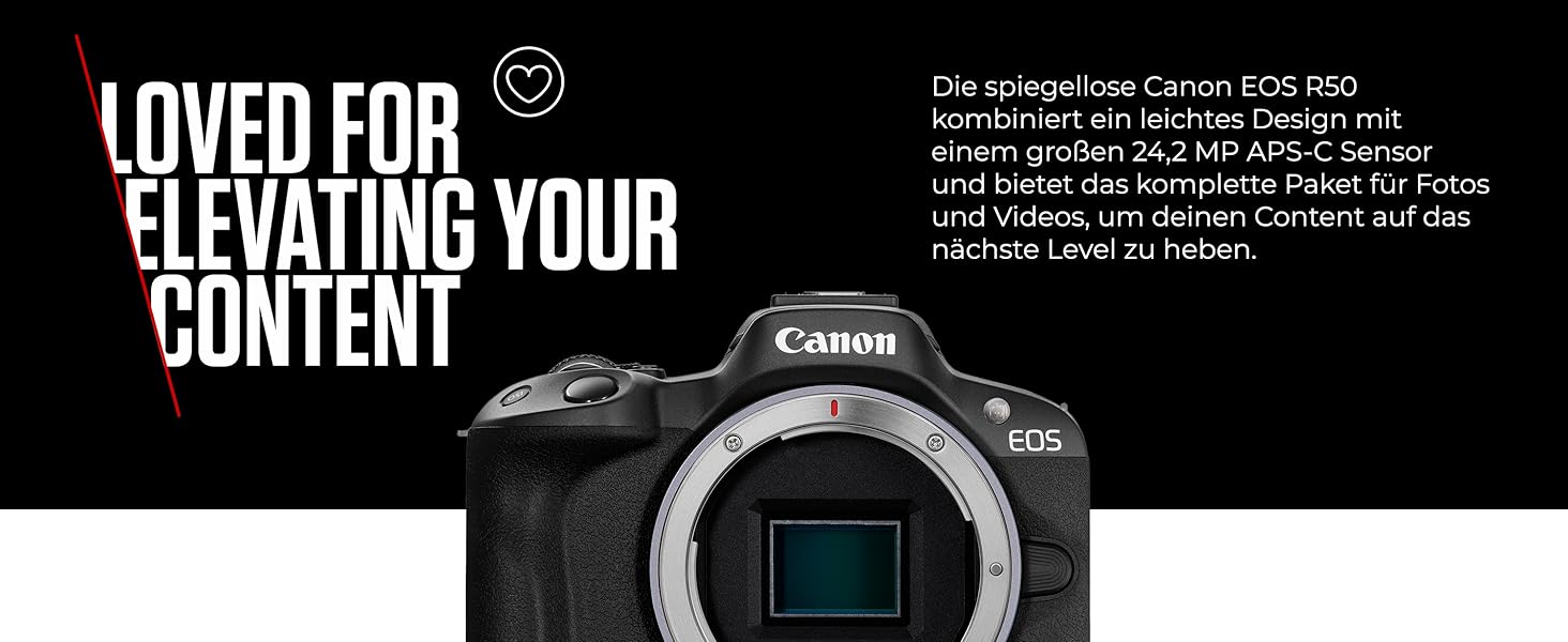 Der Text lautet „Bild 5“, „GELIEBT FÜR“ und „ELEVATING YOUR CONTENT“. Dunkle Werbegrafiken mit weißem Text, auf dem etwas zu sehen ist, als ob es sich um eine Software oder eine Schnittstelle für digitale Inhalte handelt.