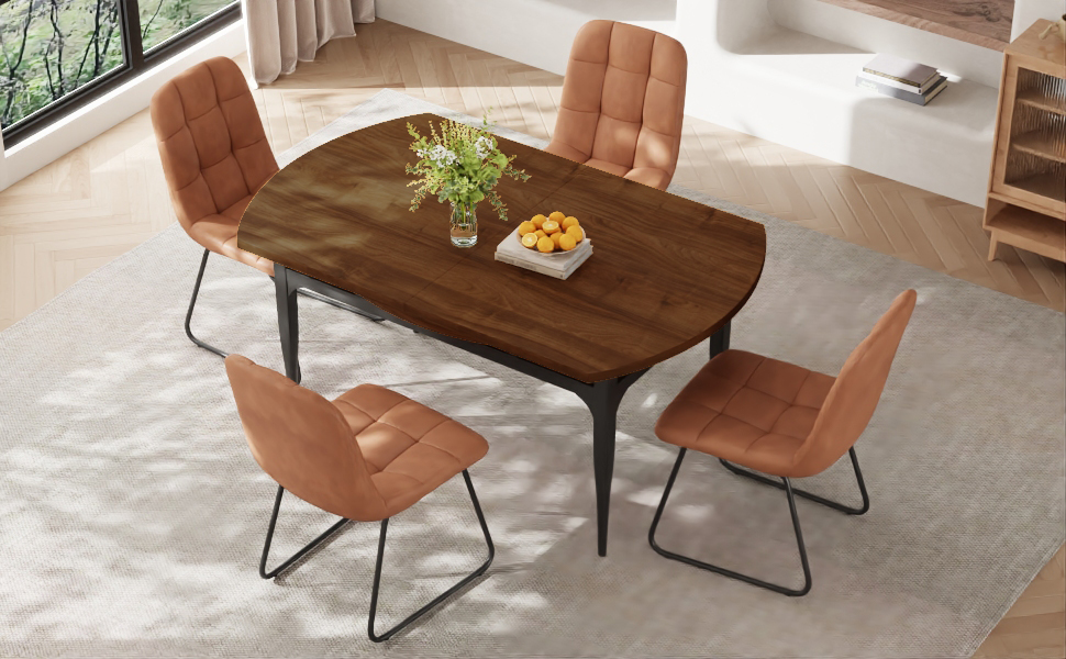 Expandable foldable multi-function round dining table (large size, can accommodate 6-10 people)
