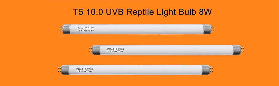 T5 10.0 UVB Reptile Light Bulb 8W