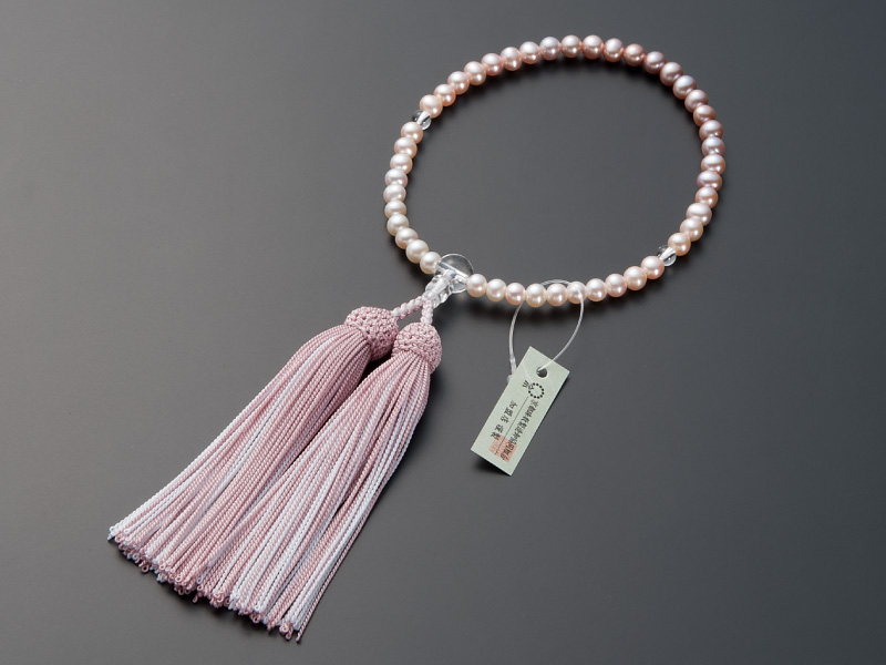 Amazon｜[仏壇屋 滝田商店] 京念珠 数珠 女性用 淡水パール(真珠