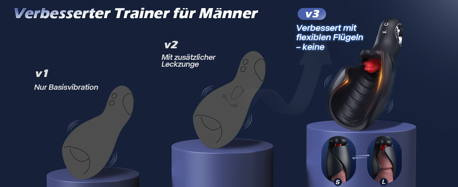 Der Text lautet „OEKO Certified Rose“. Technische Abbildung, die zylindrische Metallkomponenten mit Maßen und Spezifikationen zeigt.