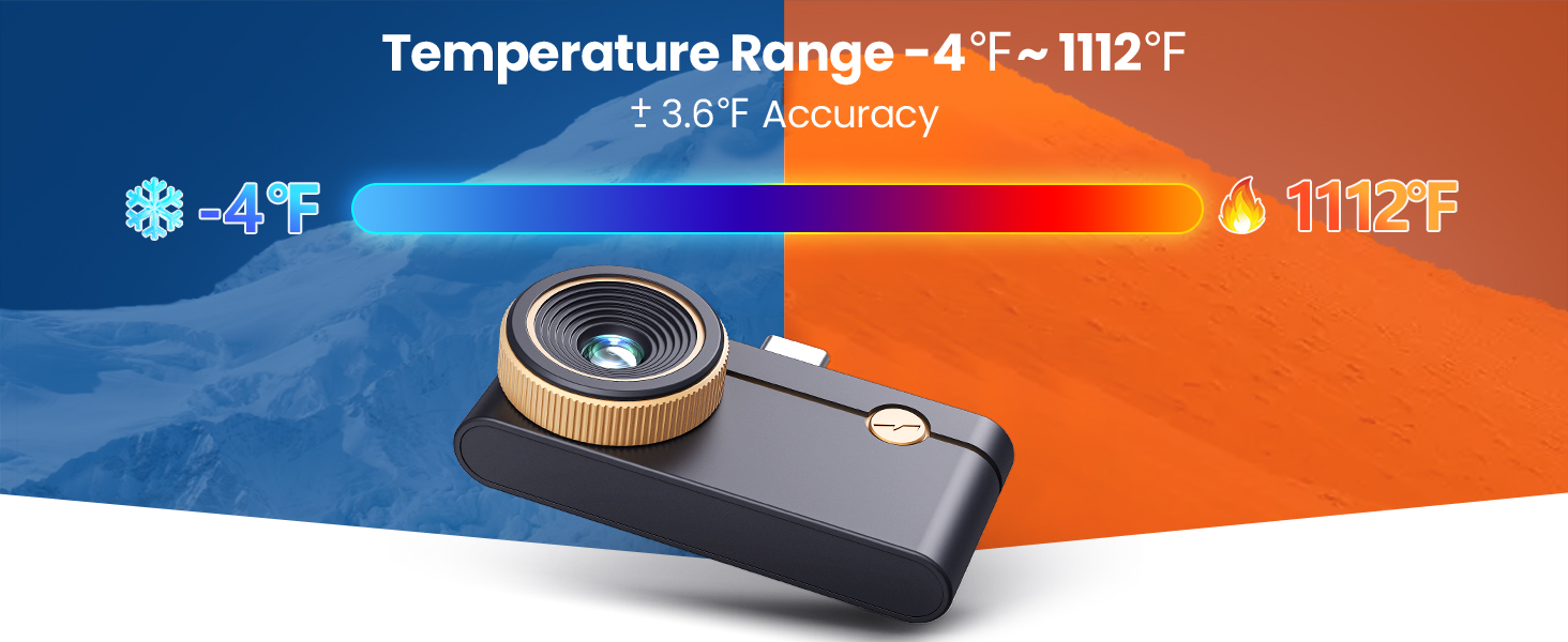 Thermal Camera for Android/iOS, P3 Thermal Imaging Camera