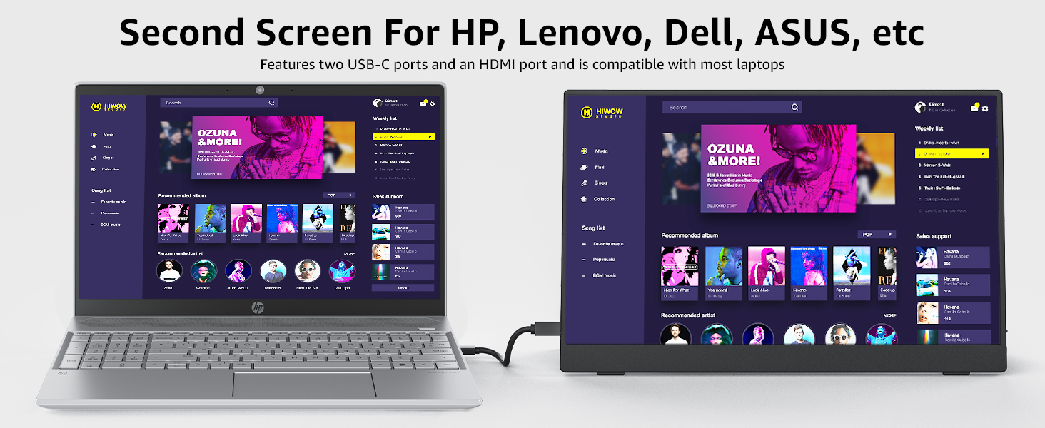 second screen for laptop portable