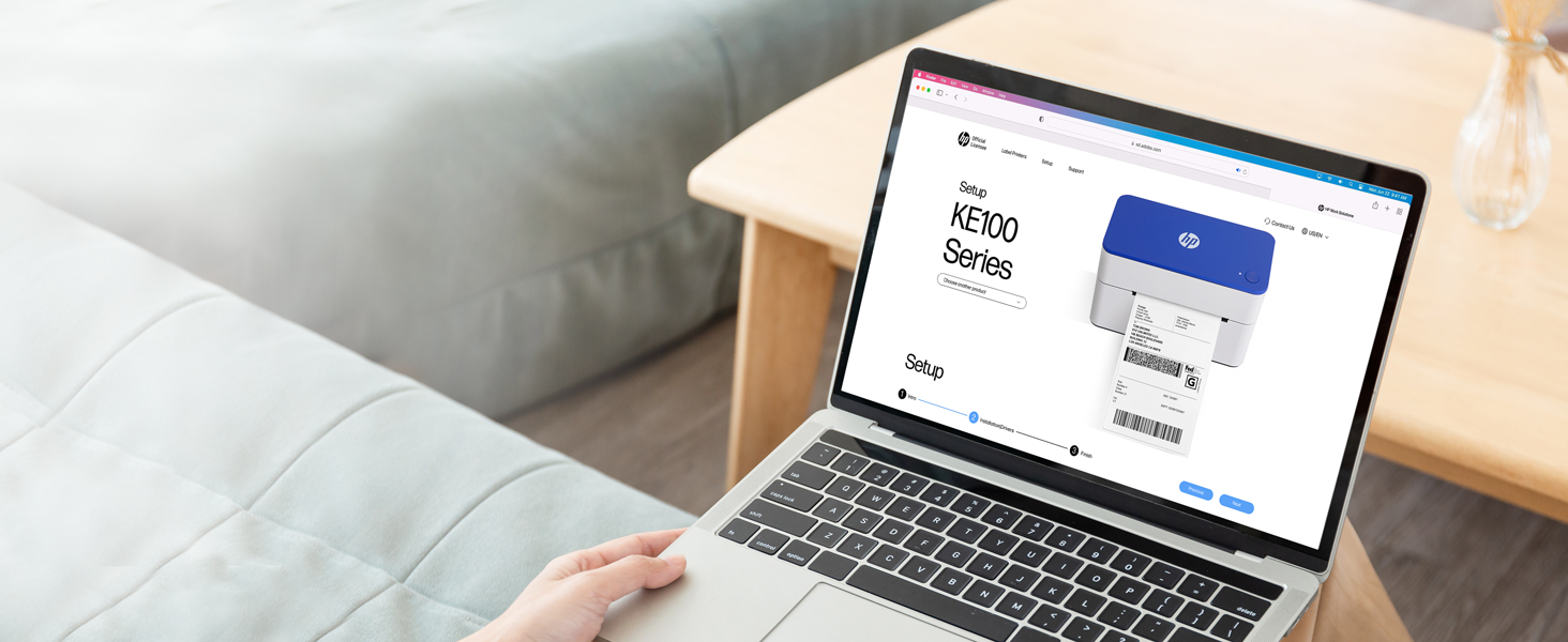 HP Shipping Label Printer, 4x6 Commercial Grade Direct