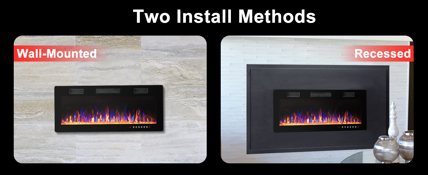 Wall Mounted Fireplace