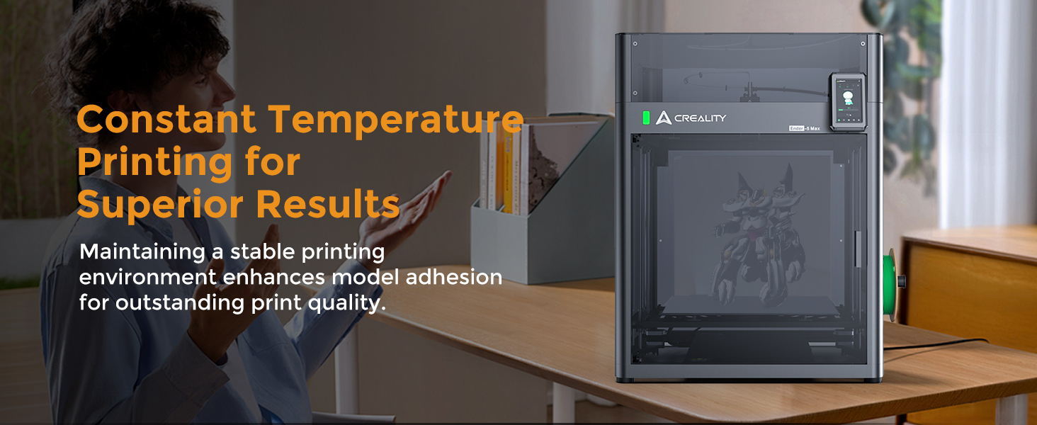 Official Creality Ender 5 Max Enclosure Constant Temperature Cover Noise Reduce Dust Proof PC Protective Enclosure for Ender 5 Max 3D Printer 9 ender 5 max enclosure