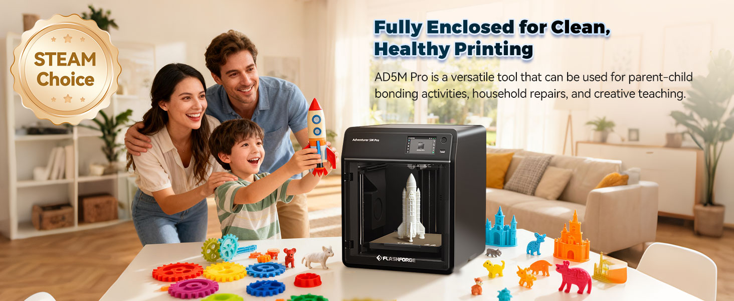 Fully Enclosed for Clean, Healthy Printing