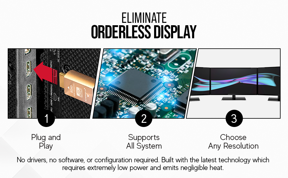 BUYMINERS.CA 4K HDMI EDID Emulator Passthrough Dummy Plug