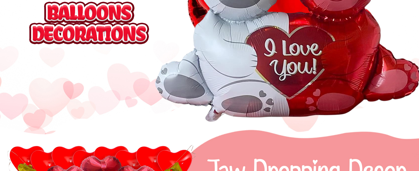 Valentines Day Balloon Set
