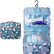 TAGPR Travel Cosmetic Toiletry Bag for Men Women 7 100 Blue