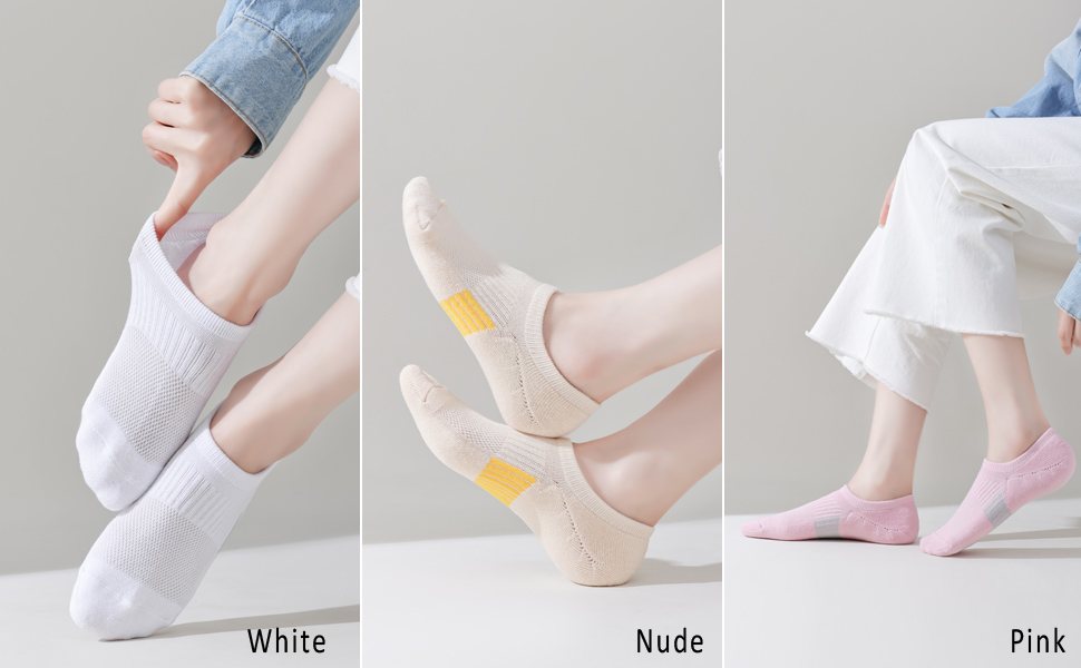 Thick No Show Socks for Women