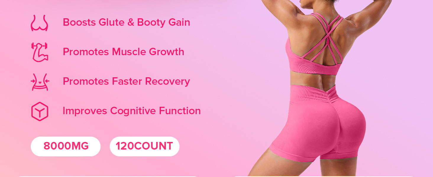 Booty Gain Promotes Muscle Growth Promotes Faster Recovery Improve Cognitive Function