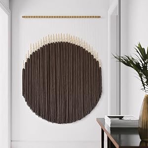 white hanging wall decor