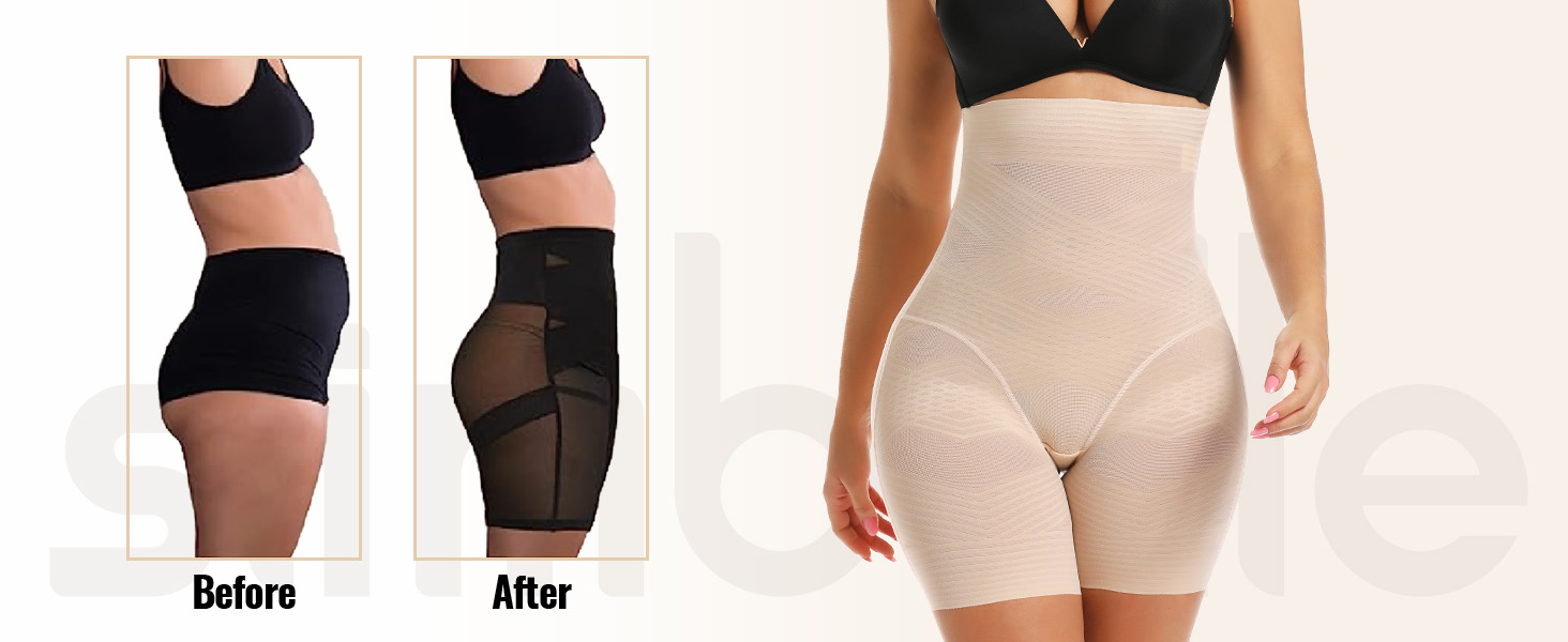 high waited shapewear for women tummy control