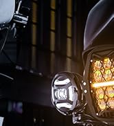 120W 7'' Motorcycles LED Headlight with Amber DRL Compatible with Road King Road Glide Street Gli...