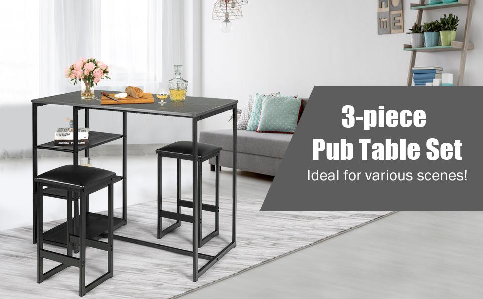 3-Piece Dining Set