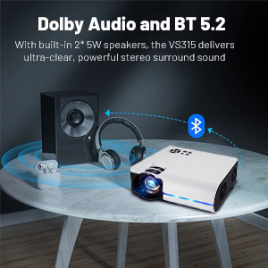 Projector with Bluetooth and WiFi