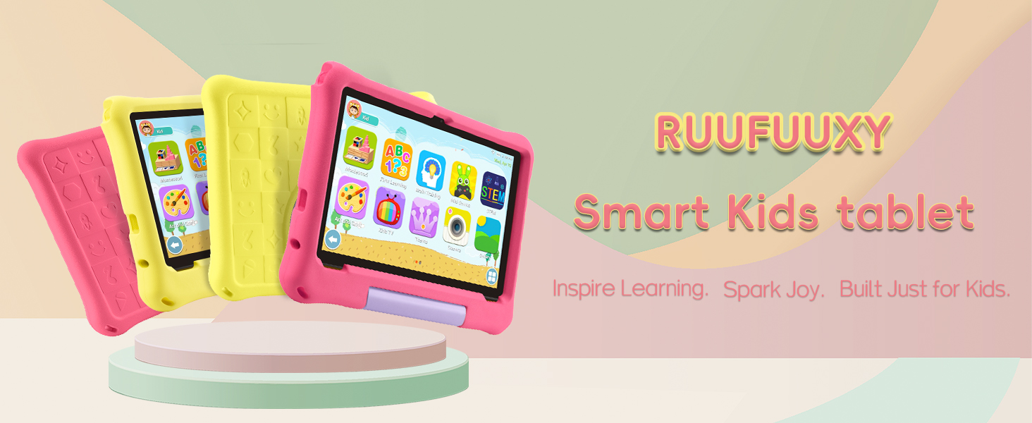 Ruufuuxy Android 15 Tablet for Kids