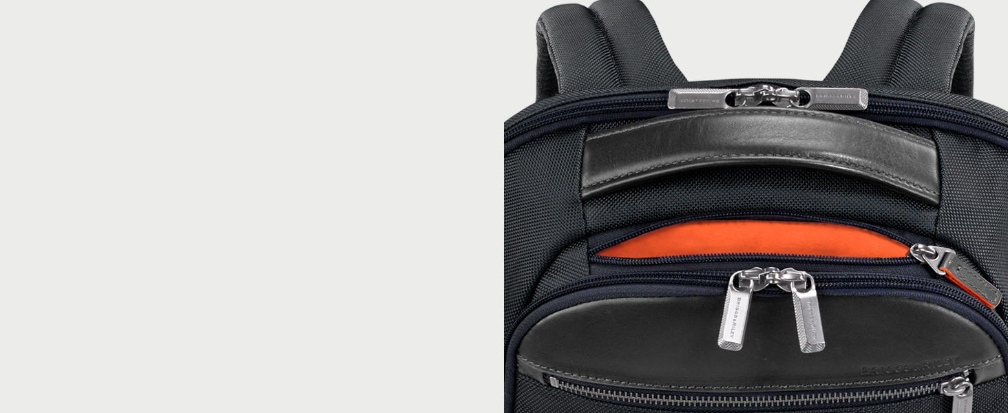 briggs and riley leather backpack