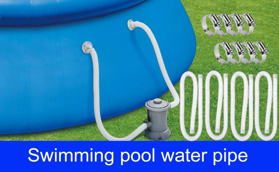 Pool Pump Replacement Hose, 4 Pack Swimming Pool Replacement Hoses,1