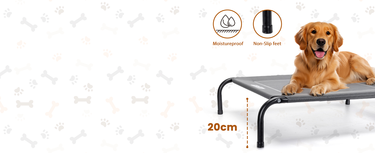Nobleza Cama Elevada Lavable para Perro
