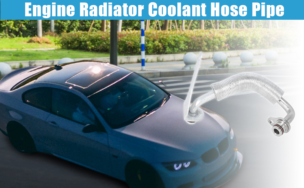 A ABSOPRO Radiator Coolant Water Hose from Expansion Tank