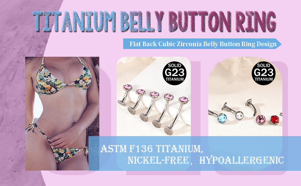 Titanium Belly Button Ring