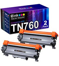 E-Z Ink TN760 Compatible Toner Cartridges Replacement for Brother TN-760 TN730 TN-730