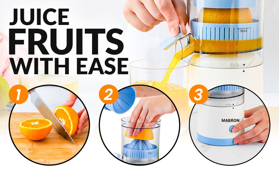 Buy Mabron [ Linmited Summer Sale ] Electric Juicer Orange Squeezer