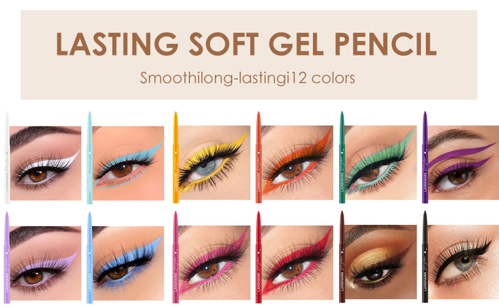 12 Colors Eyeliner Pen