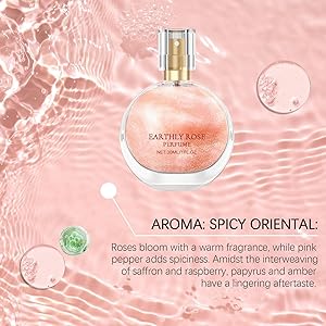 Amazon.com : Rose eau de toilette women's perfume - with