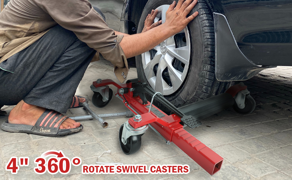 KAFLLA Car Wheel Dollies Set of 4,Heavy Duty Vehicle