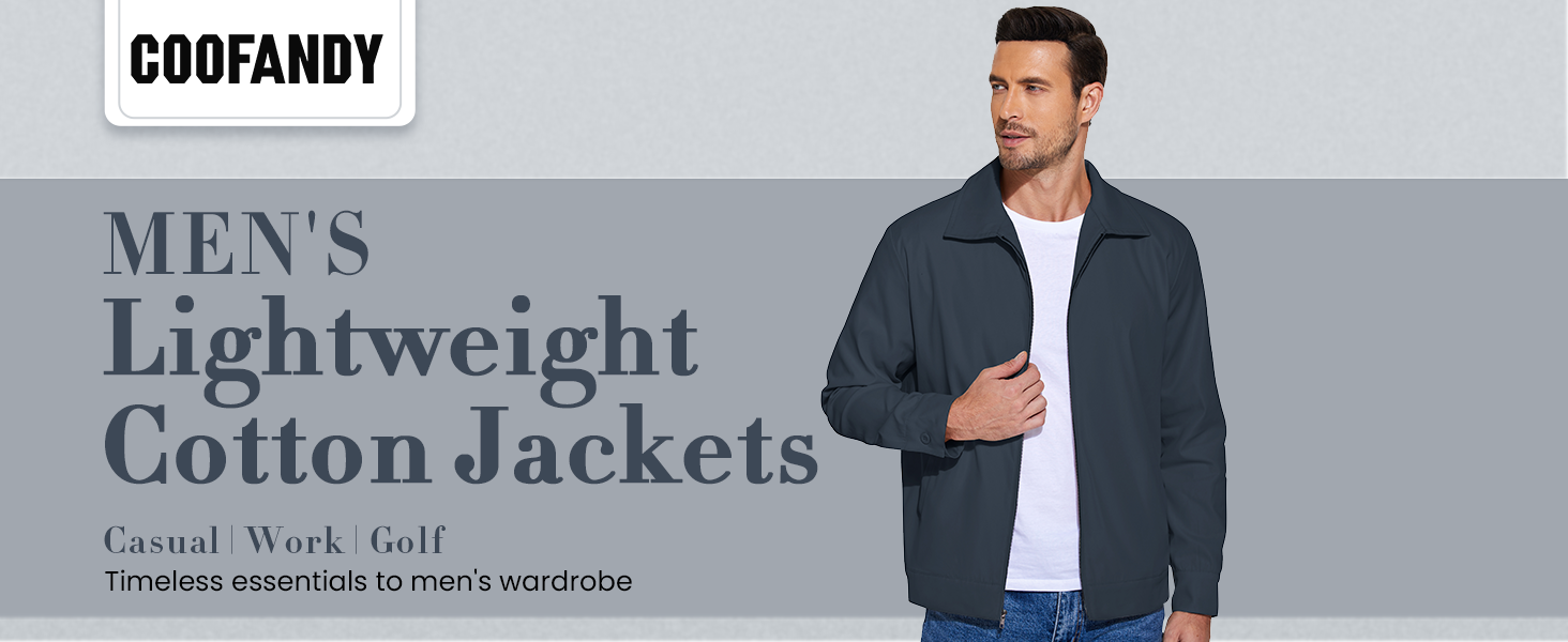men jacket zip