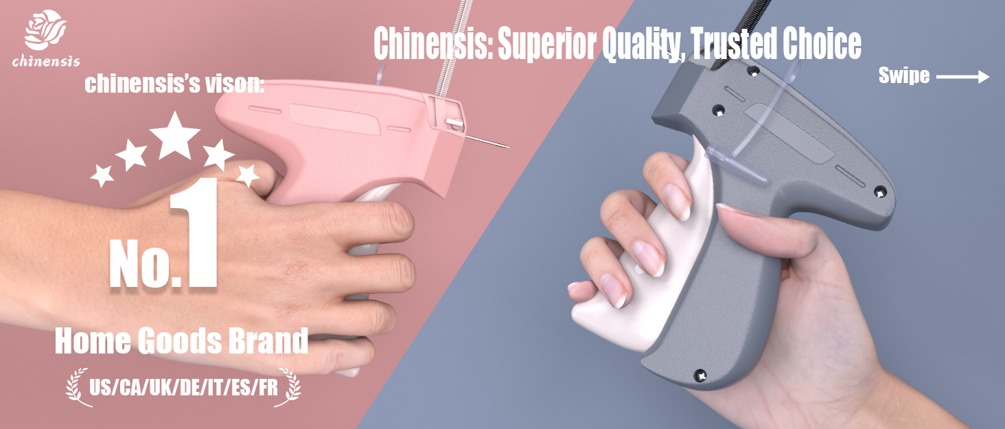 Fine Stitch Gun for Clothes Mini Tagging Grey Gun with 2