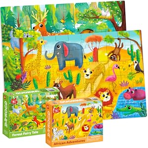 jigsaw puzzle kids toddler animals