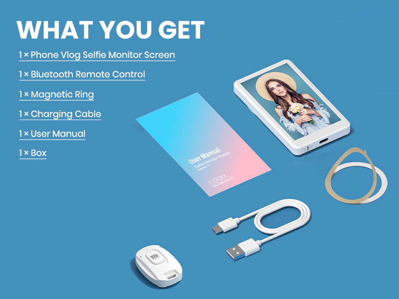 selfie monitor screen iphone