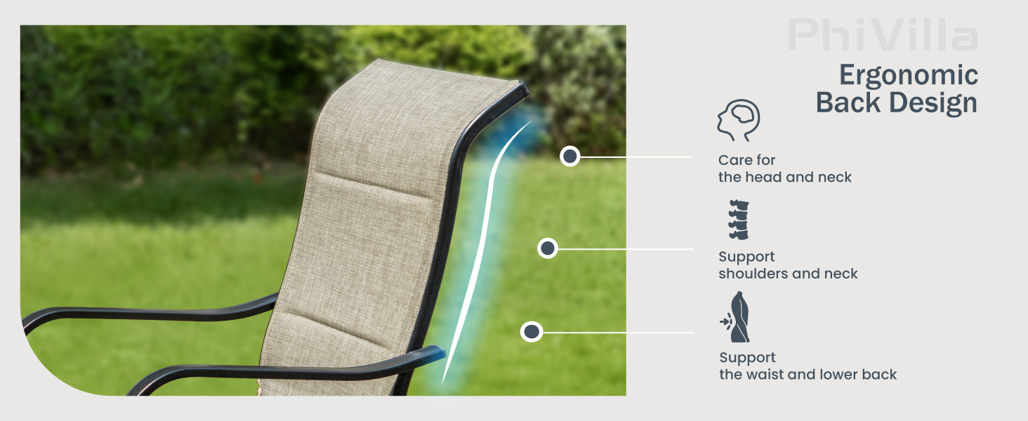 ergonomic back design