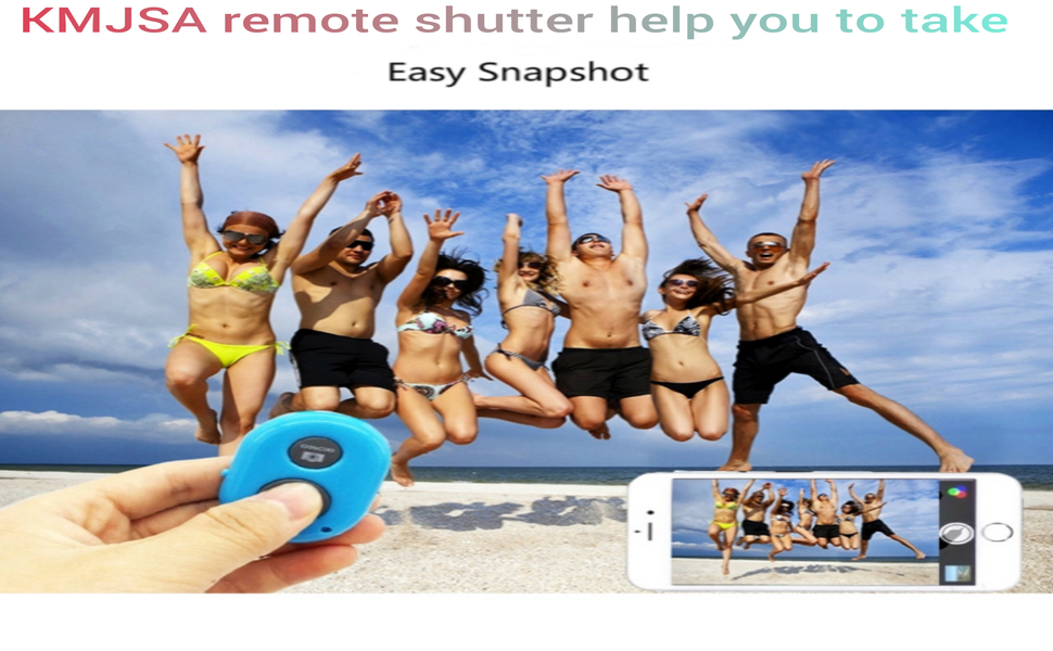 KMJSA A14 Shutter Remote Control with Bluetooth Wireless Technology