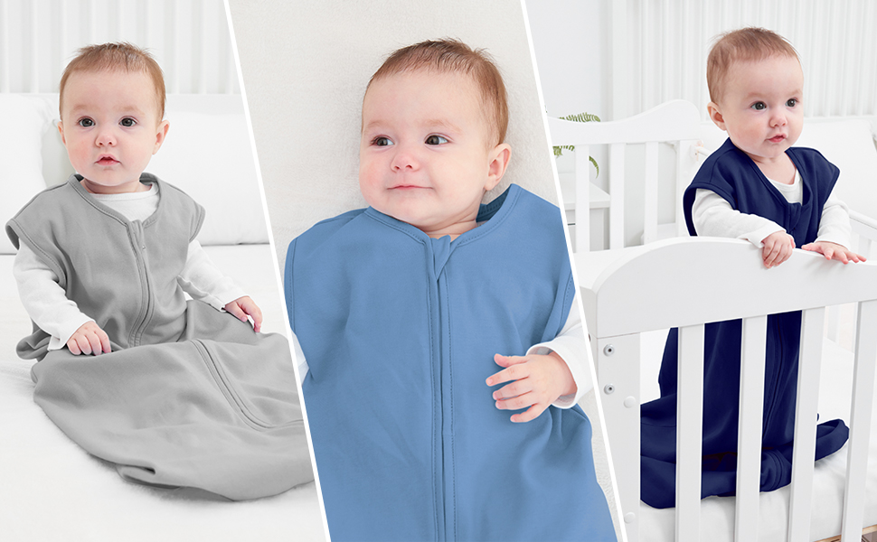 Yoofoss Baby Sleep Sack 06 Months 100 Cotton Baby Wearable Blanket 2