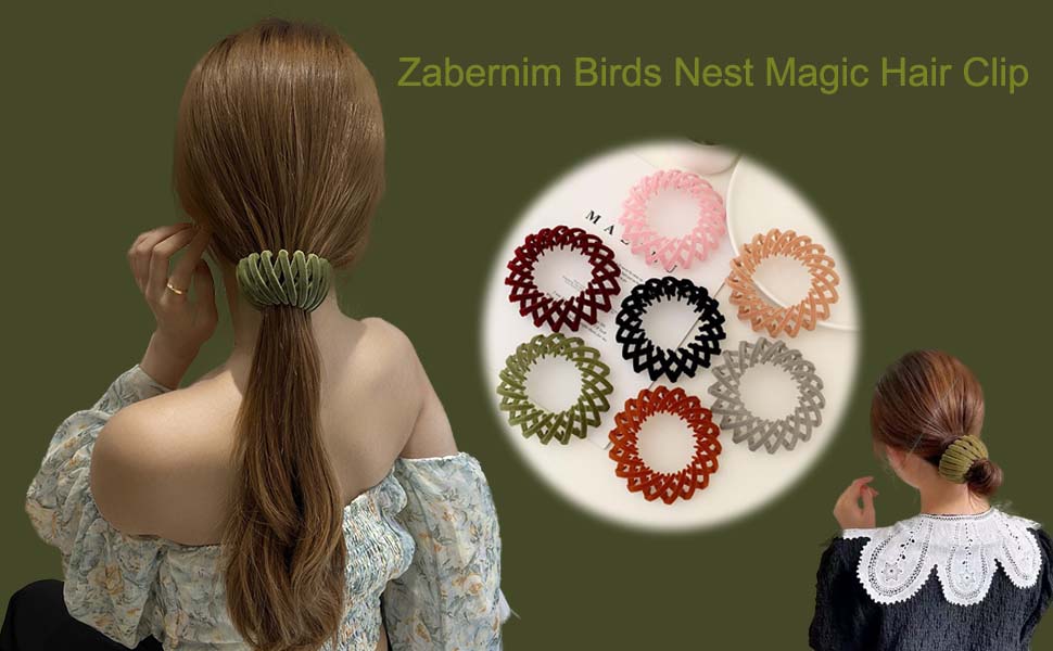Zabernim Birds Nest Magic Hair Clip, Zabernim Hair Clip