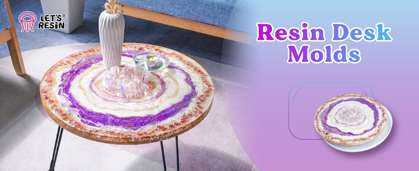 LET'S RESIN Extra Large Resin Molds, 20 Inch XL Round