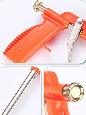 Foam Gun Insulation XUBX Foam Gun, Professional Foaming Gun, Heavy Duty PU Expanding Foam Gun Spray Application Applicator Caulking Gun Sealant Foam Dispensing Gun Metal Spray Foam Gun For Caulking Filling Sealing