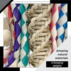 1241 mini vine twist helix impeckable bird toys ebc body