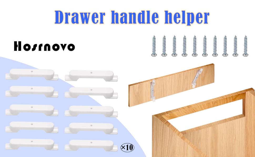 False Front Clips, Hosrnovo 4 1/2 Opening False Front Connector