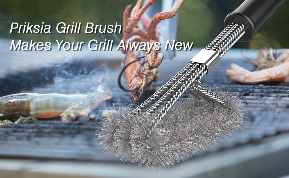 Grill Brush - Enjoy Clean & Healthy Eating and Take Care Your Expensive Grill!