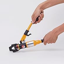 Amazon | ロブテックス 手動油圧式圧着工具 使用範囲14・22・38